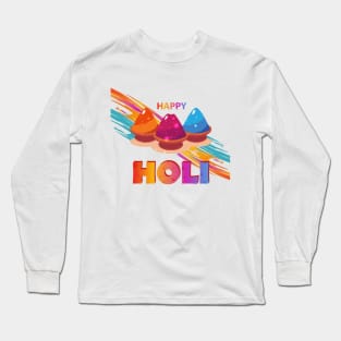 Happy Holi Latest Design Long Sleeve T-Shirt